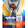 Fusion Proglide Razor Power Silvertouch With Flexball-0
